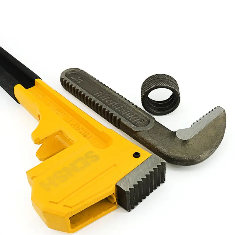 sizes ratchet slanting chain pipe wrench