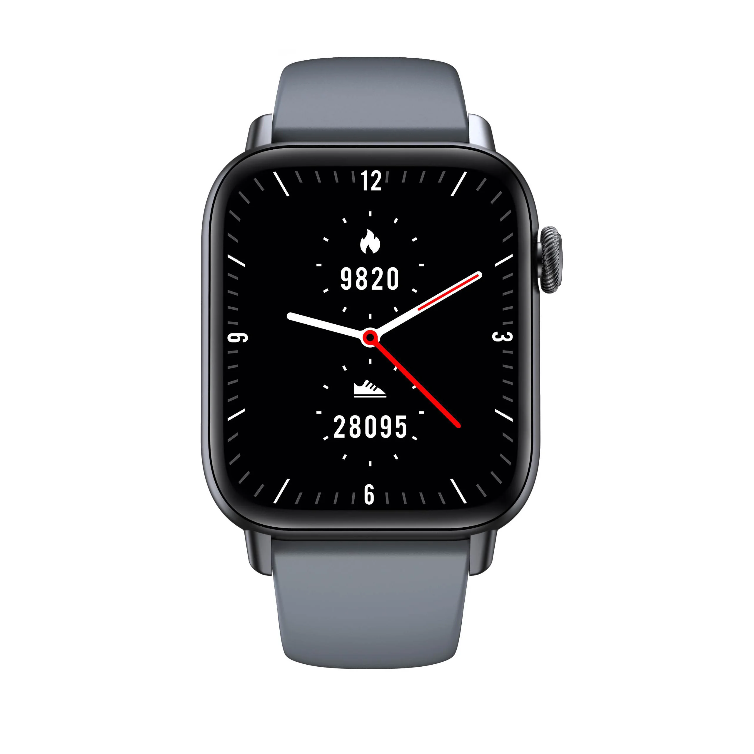 Guangzhou Big Pink Colour  2022 Rotatable Phone Reminder Body Temperature Measurement Smart Watch With Ips Display