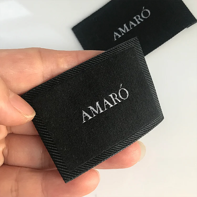 Индивидуальная Личная Роскошная одежда, одежда, дамасская тканая этикетка, этикетка для производителя одежды