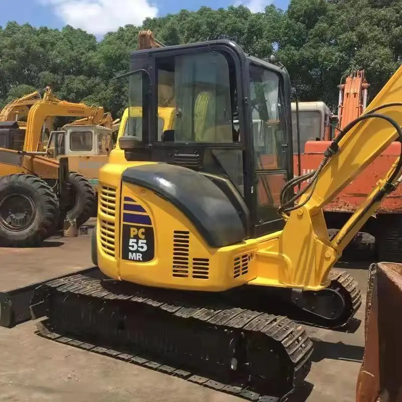 Б/у мини-экскаватор Komatsu PC55 небольшой экскаватор по