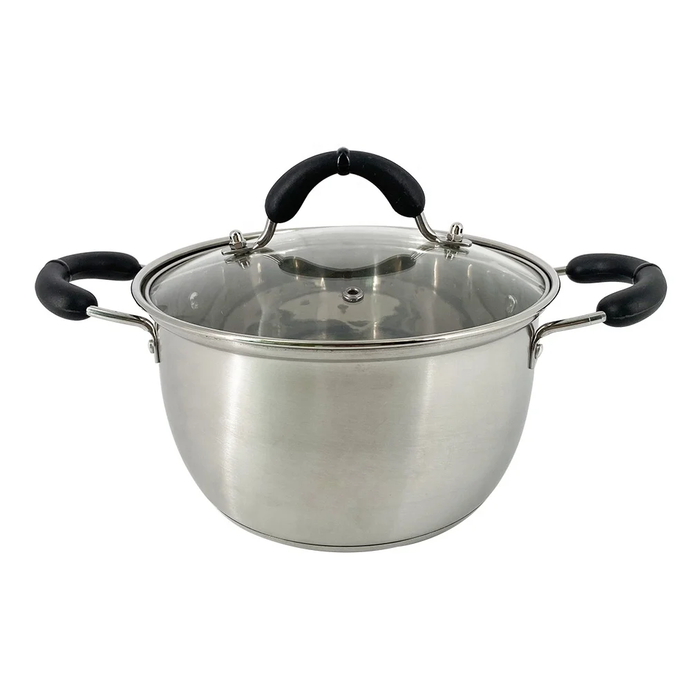 Stainless Steel Cookware Home Cooking Kitchen Utensil Boiling Milk Noodle Pot