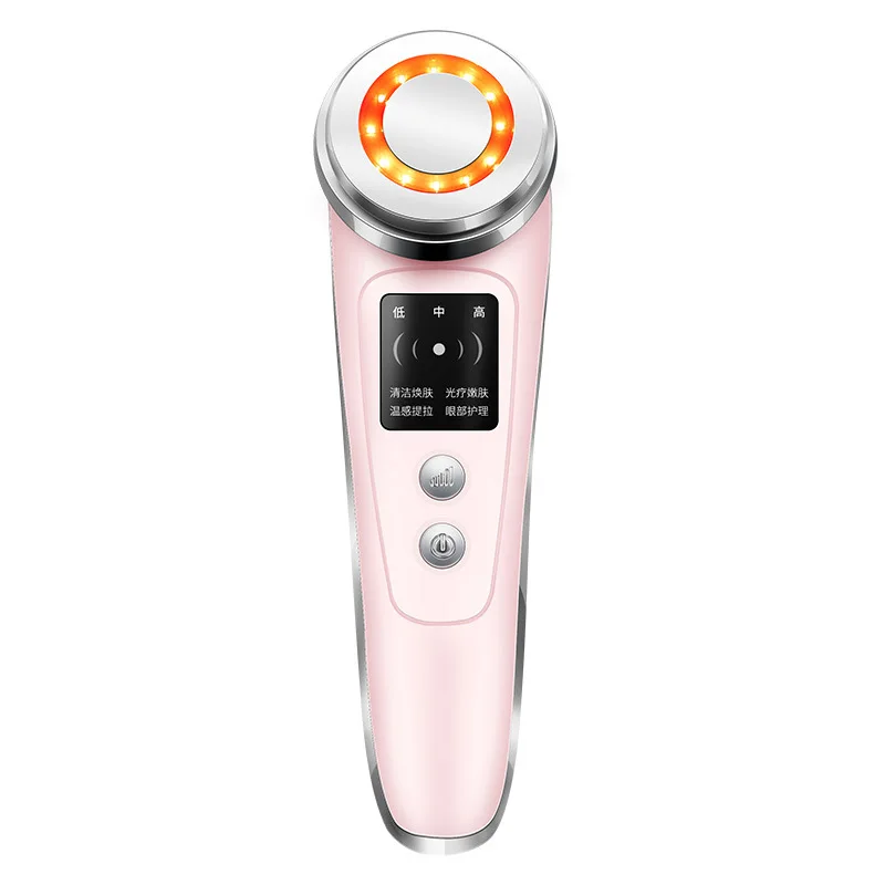 Small Home Use Beauty Equipment EMS Light Therapy Eye Face Massager Microcurrent Facial massage Toning Device