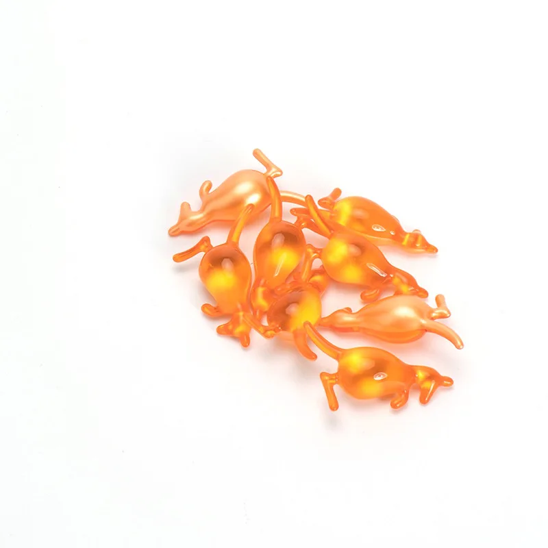 Small MOQ Orange Kangaroo Shape Brighten Bath Oil Beads For Spa And Beauty Salon