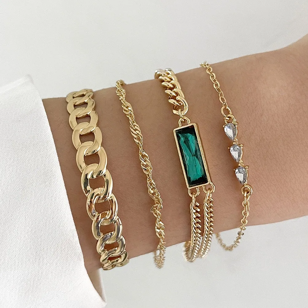 2024 Fashion Charm Bangle Bracelets Set Fine Jewelry Retro Snake Bracelets for Women