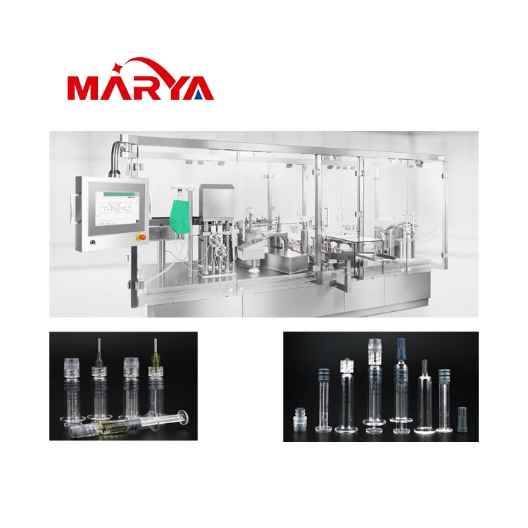 Marya  High Filling Accuracy GMP Standard Sterile Cartridge Syringe Filling Machine for Medicine Industries