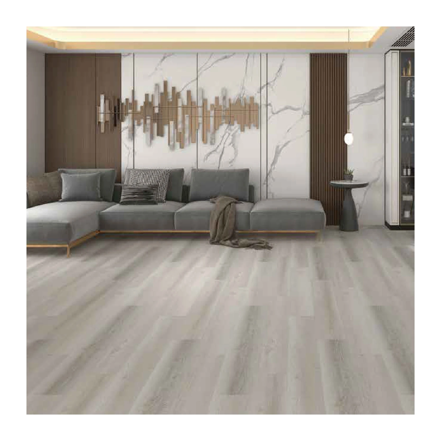 European Standard Stone Effect Virgin PVC LVT Flooring
