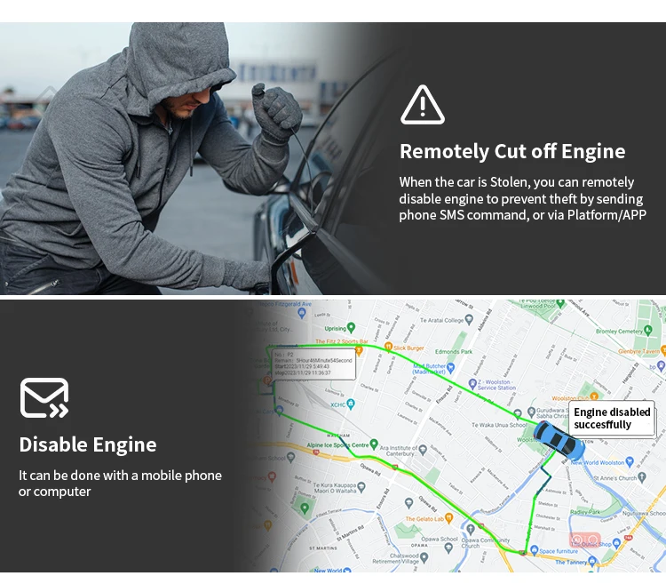 4g Southeast Asian version gt06 Car Tracker Remotely Shut Off Engine Control Vehicles Tracking Devices gps car tracker