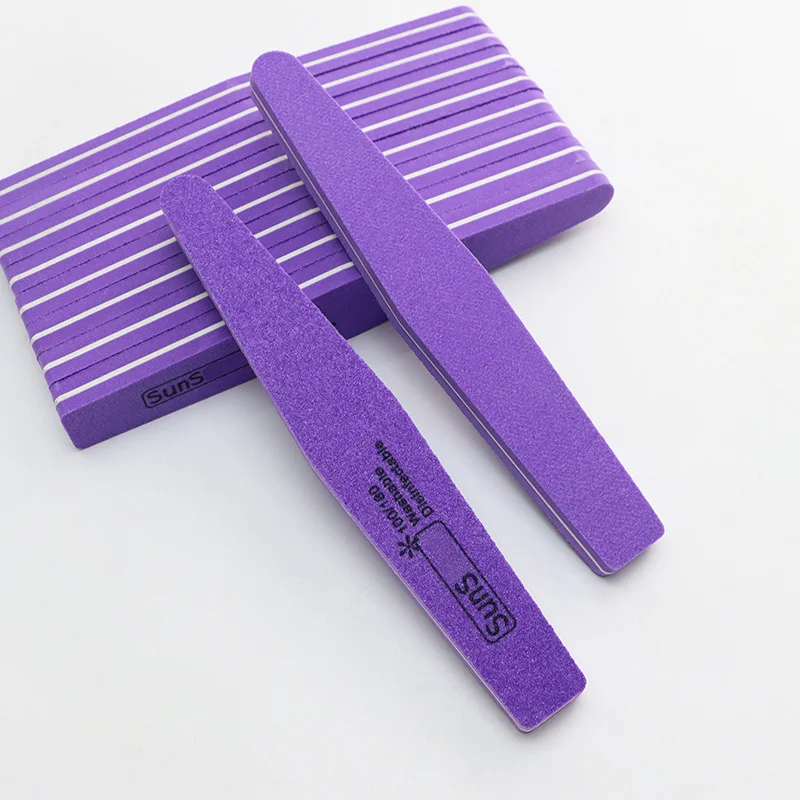 Double sided long sponge nail Polish polishing board Professional sponge nail file High quality custom color nail file