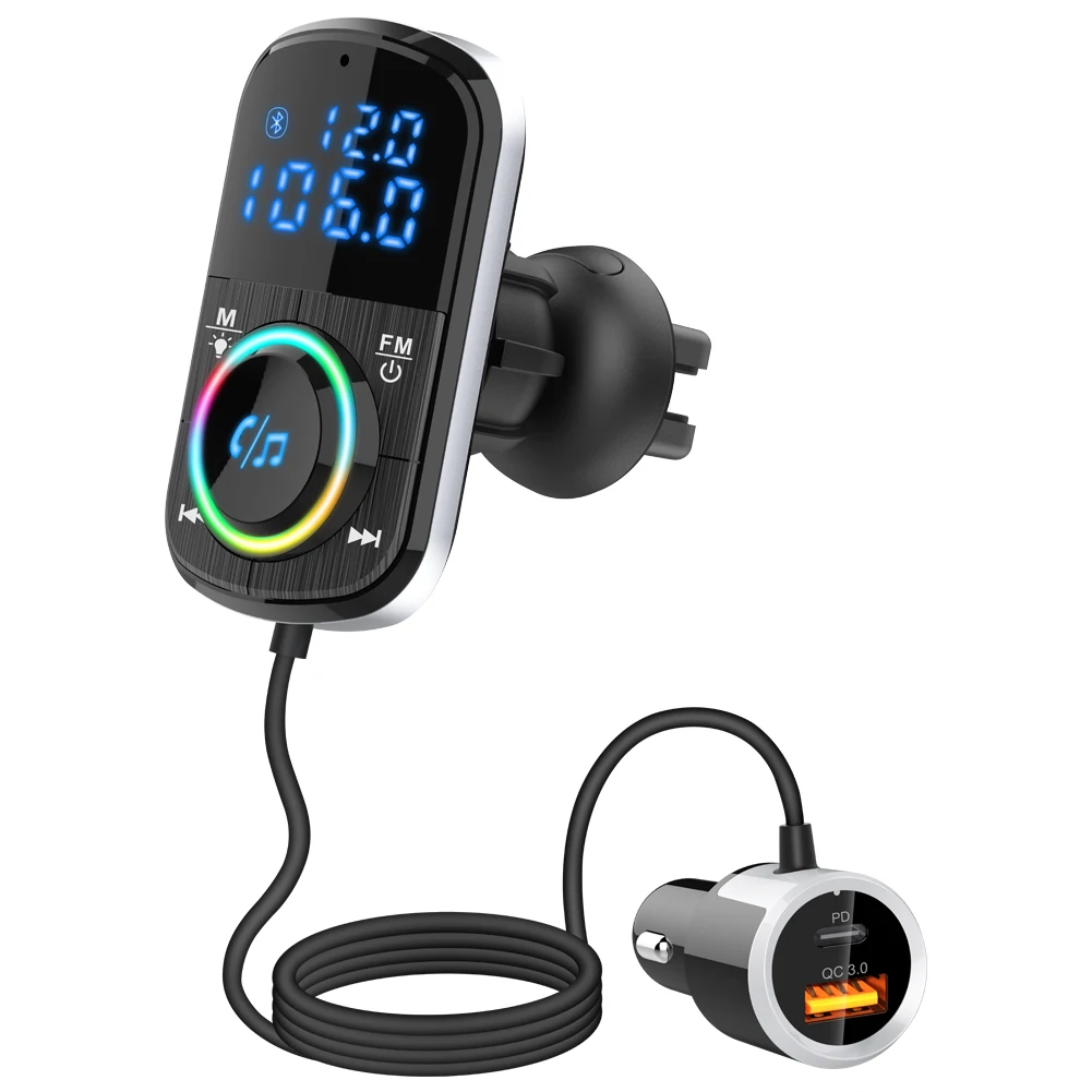 New arrival Car kit hands free car MP3 Player Kit Wireless car FM Transmitter with big button BC71