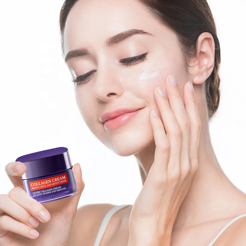 OEM Natural Hyaluronic Acid neck Brightening Tightening Firming Lotion Vitamin Ceramide Glowing Skin Lightening Facial Cream