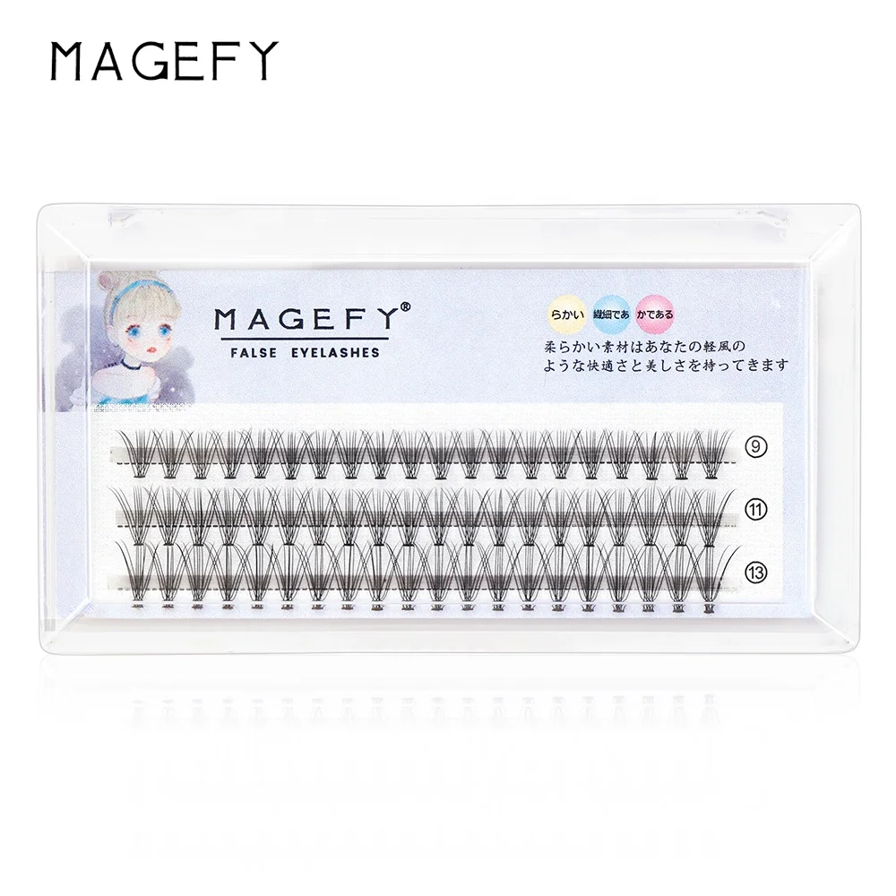 MAGEFY eyelash extension supplies wholesale handmade lash extensions cluster