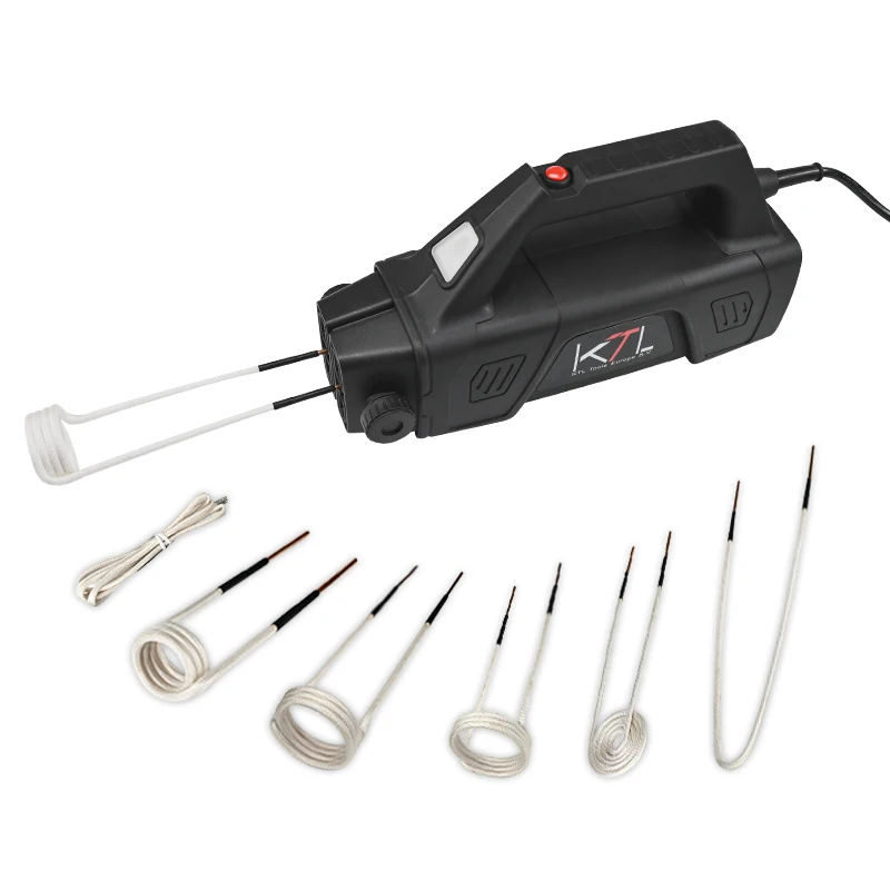 Ручной Индукционный Нагреватель высокой частоты 1,5 кВт с болтами инструмент для удаления соединительной индукционной нагревательной машины