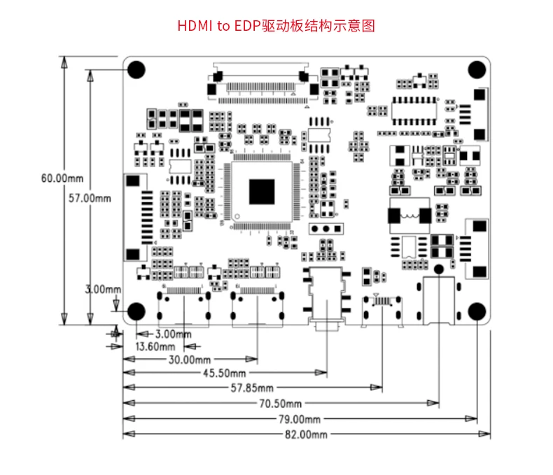 
Factory Customize HDM to EDP Max Support 2K LCD Controller Board for 40 Pin EDP LCD 