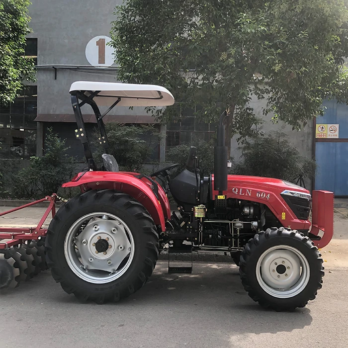 Chalion Brand Hot Sale QLN-504 Mini Wheeled Tractor Compact 50HP 4WD Farm Tractor With Sunroof For Sale In Tanzania
