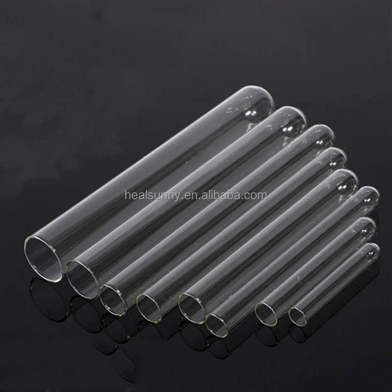 Round Bottom Borosilicate Glass Test Tube With Cork Lid 20*200 mm glass test tube with cork stopper