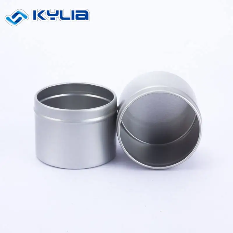 10ml 15ml 25ml 30ml 50ml 60ml 80ml 100ml 50g Ointment Container Flat Aluminium Tin Jar