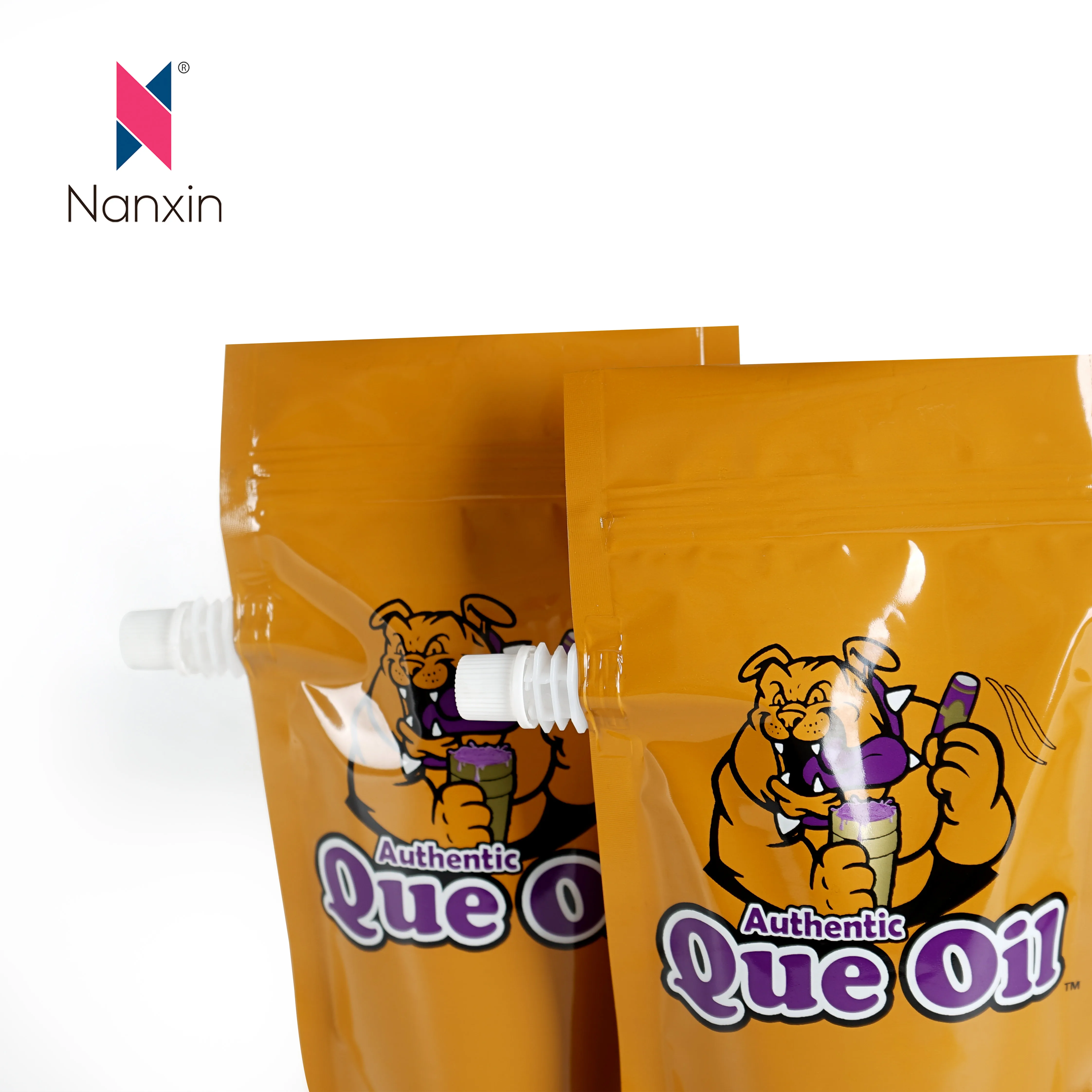 500ml Liquid Beverage Standing Plastic Pouches Milk Tea Drinks Bags Stand Up Spout Pouches For Energy Drinks Packaging