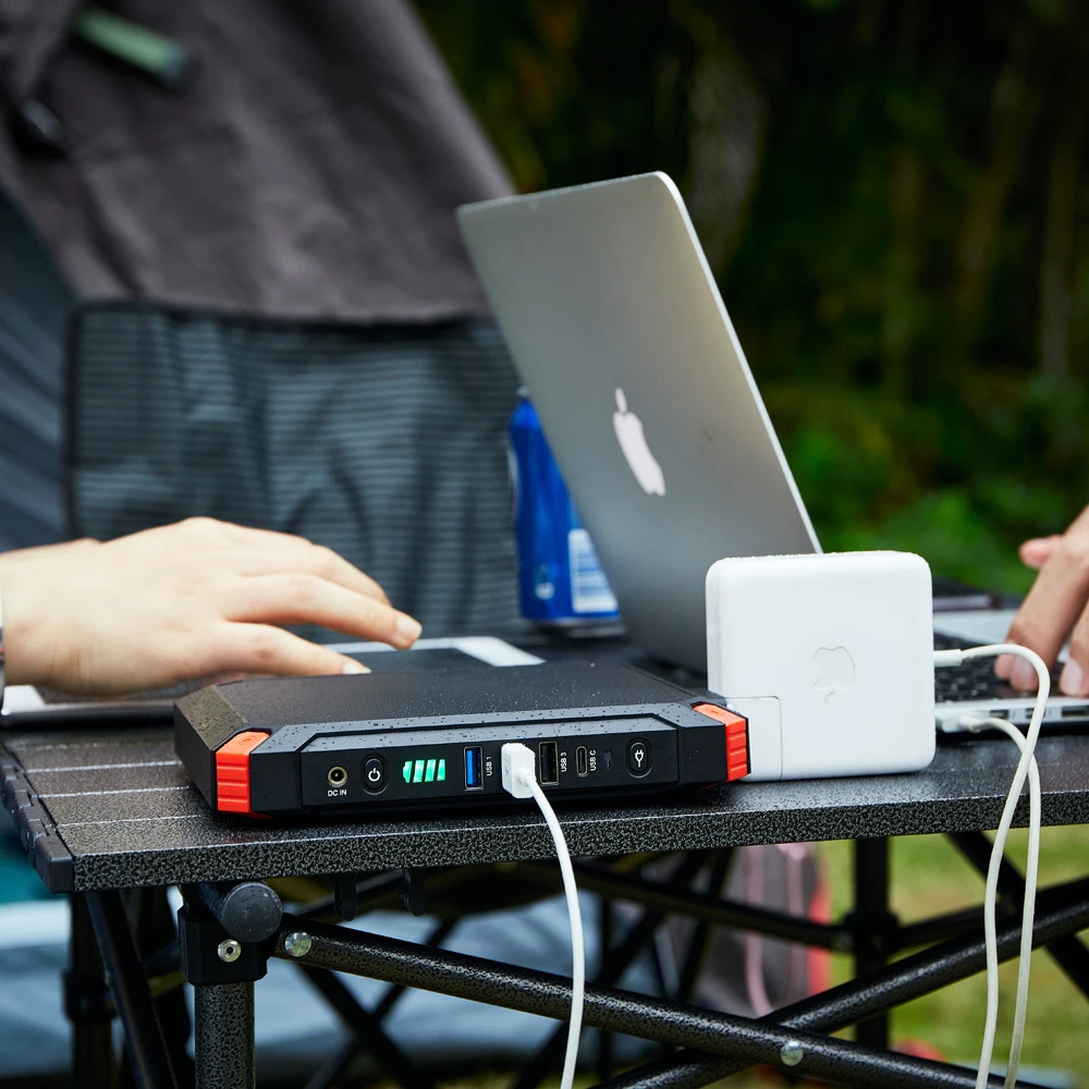 Pocket Size 80W Back up Electricity Solar Generator 24000mAh UAV Outdoor Power Supply 18W Portable Power Gasoline Generator