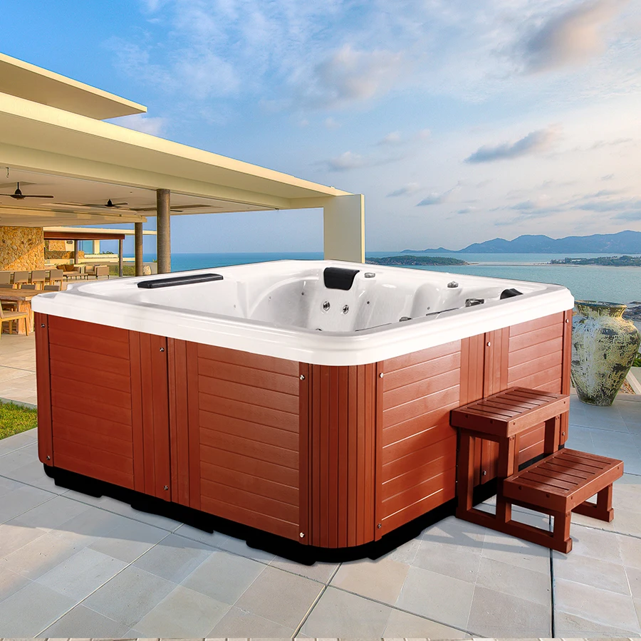 Acrylic Spa Tubs 5 People Adults Swimming Pool High Quality 5 Person Freestanding Bathtub Outdoor Hydro Spa Hot Tub