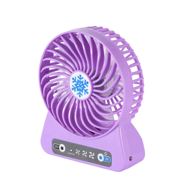 
Hot-Sale Box Fan Wholesale Portable Rechargeable Battery USB Mini Electric Handy Fan 