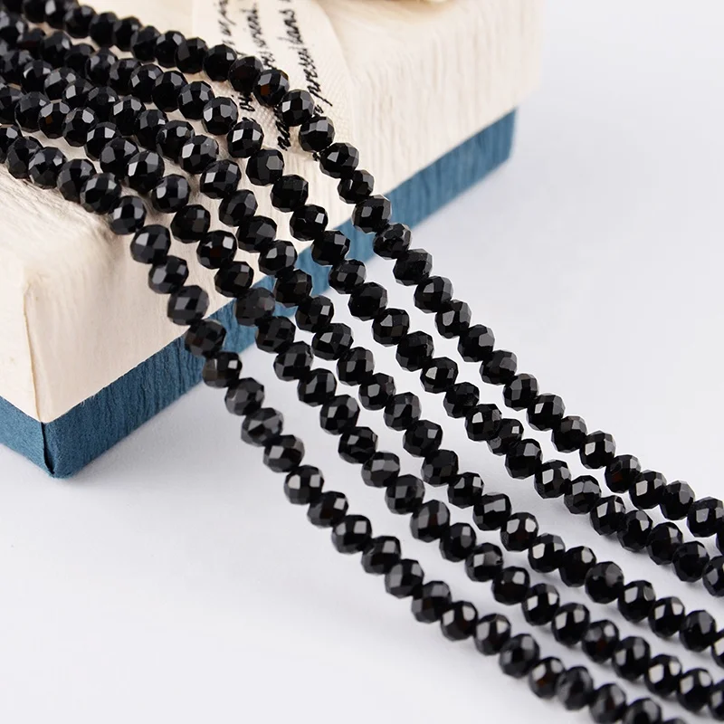 Colorful Glass Beads Crystal Jewellery Rondelle Beads