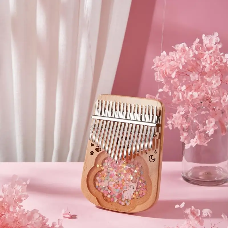 cega outdoor musical instrument resin kalimba thumb piano 17 keys