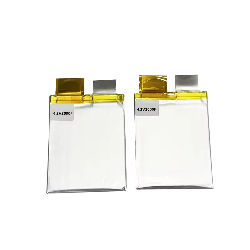 Rechargeable Battery 4.2V 3.7V 2000mah Pouch Li Ion Replacement For Car Power Supply Battery Packs