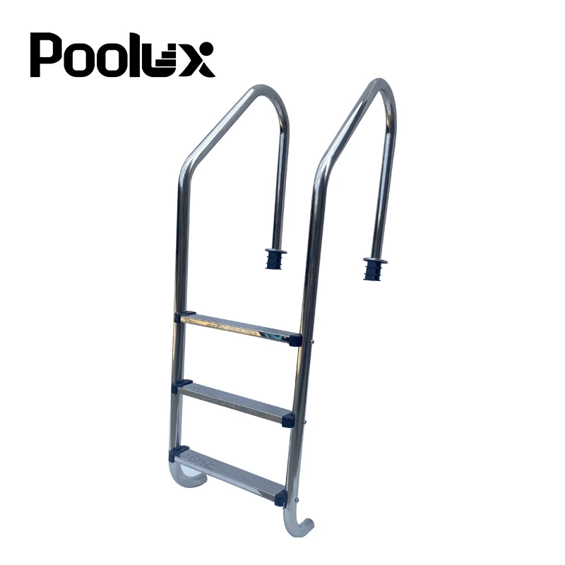 Factory Direct Sales 3 Steps Swimming Pool Ladders for Pool With Stainless Steel Pedal