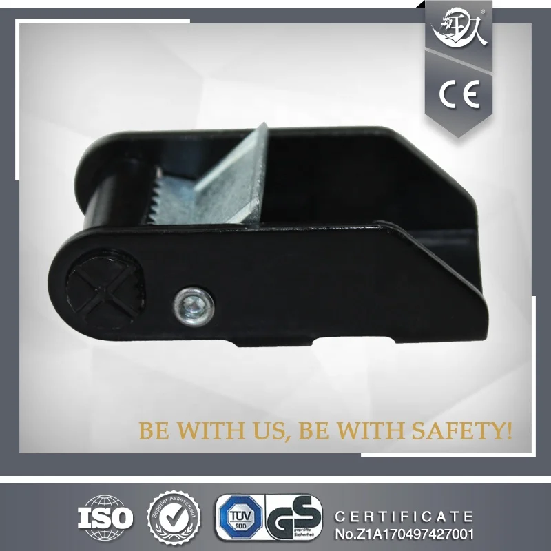 Black Powder Coated Cam Buckle 25MM Metal Cam Buckle