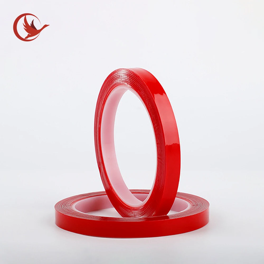 Double sided acrylic waterproof tape, permanent bonding glass transparent acrylic foam double sided tape