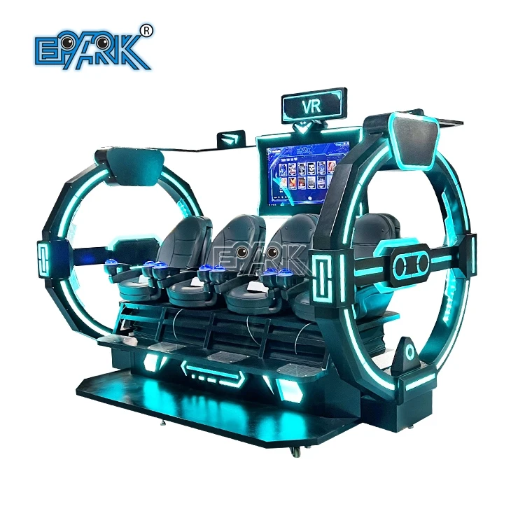 Amusement 4 Seats Vr Cinema Vr Chair Digital Equipment Virtual 9d Vr Cinema Theatre System