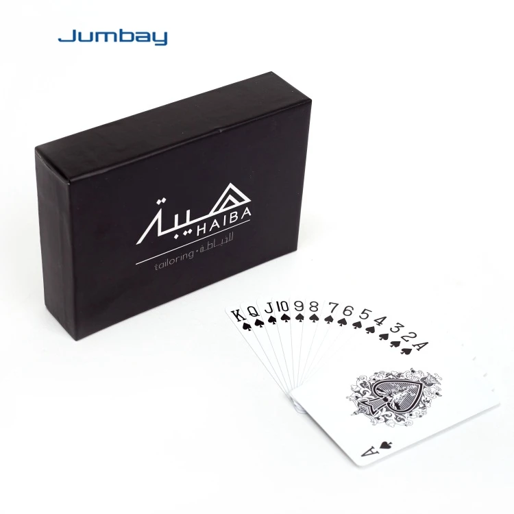 Custom Logo Printed Arab Playing Cards Printed Double Decks Plastic Playing Cards Set