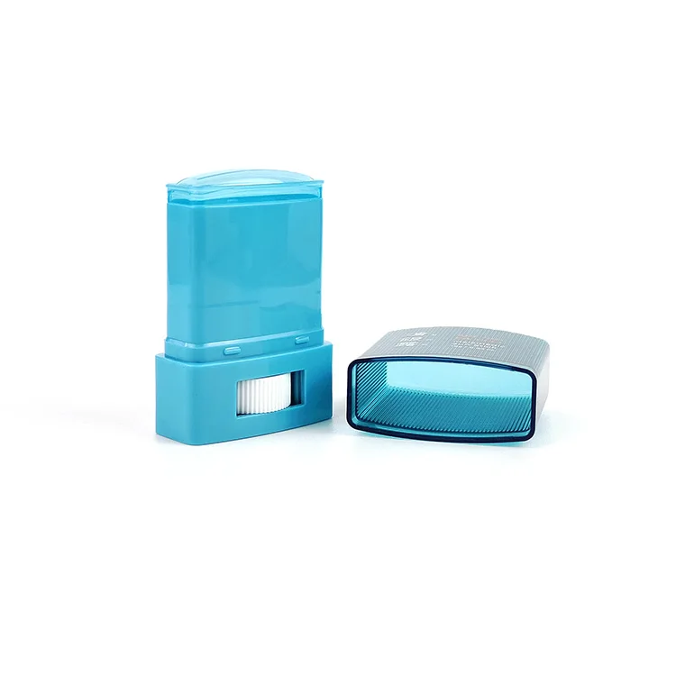15g 35g 50g 75g oval shape empty gel refillable deodorant stick container twist up tube sustainable cosmetic packaging