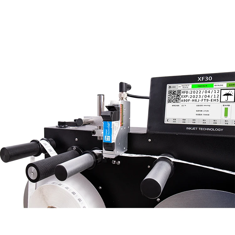 Tabletop Automatic Thermal Label Printer Rewinder and Unwinder Machine