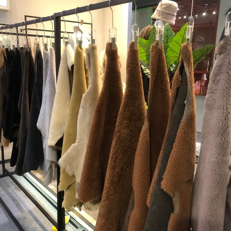 Europe and America Hot Top Selling Leopard Print Eco-friendly Rex Rabbit Overcoat Jacket Faux Fur Coat With Lapel Big Pockets