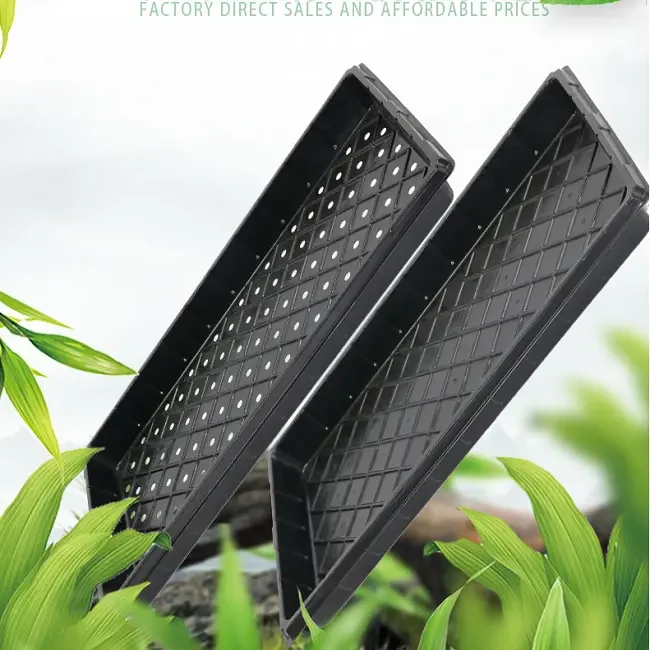 Eco-friendly Garden Hydroponic Garden Plant Microgreen Germination Tray Nursery Trays & Lids Plastic Seed Tray Plant Growing