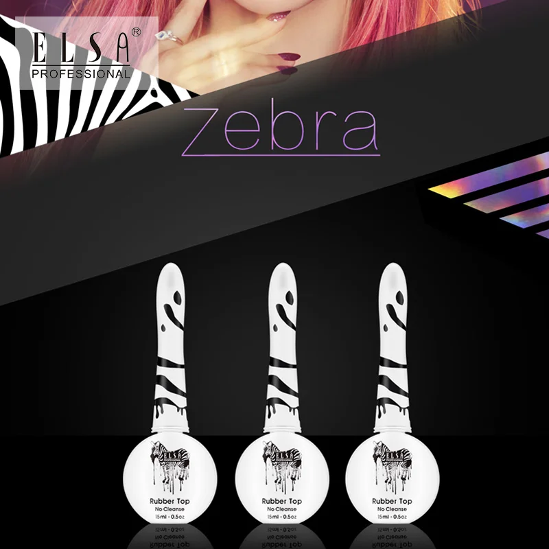 Elsa Free sample Lacquer Nail UV LED Gel Zebra Gel Polish Ship from Russian