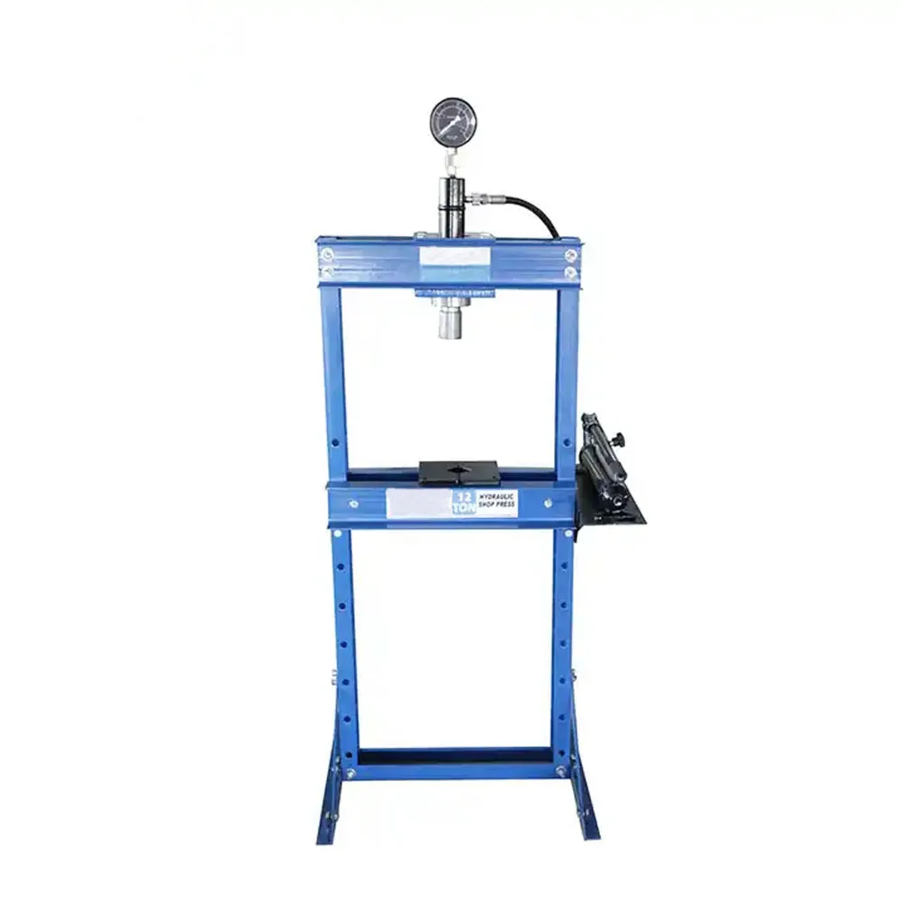 Crimping Tools vertical H frame 12 ton hydraulic shop press with gauge