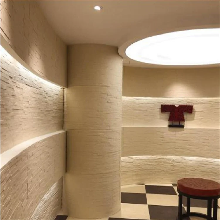 HZSY  Green Flexi Clay Cladding MCM Flexible Ceramic  Marble Tile Sheet Made by Modified Clay New Raw Material