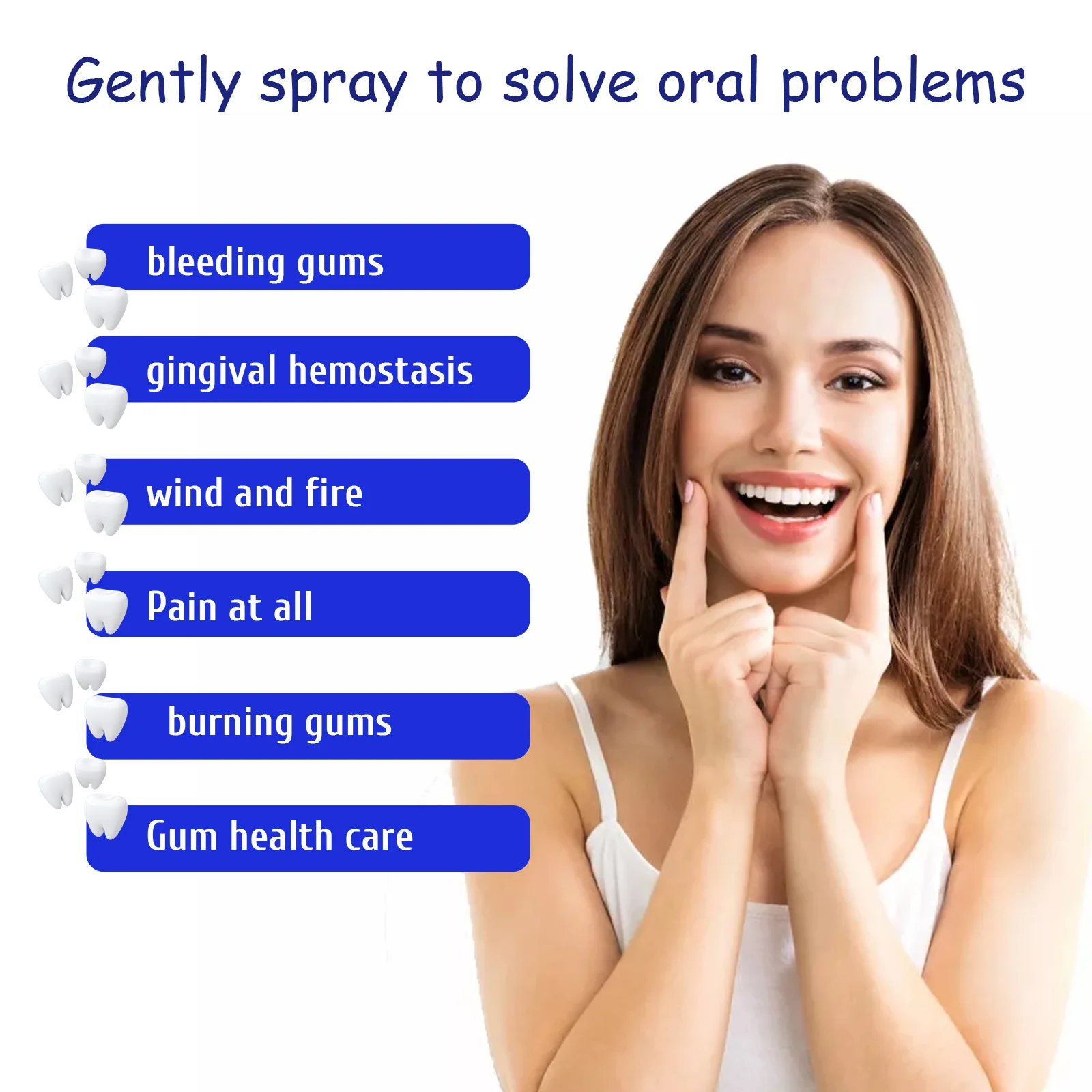 20ml Toothache Relief Spray Swollen Gums Periodontitis Relief Ointment Cavities Teeth Remove Antibacterials Oral Care