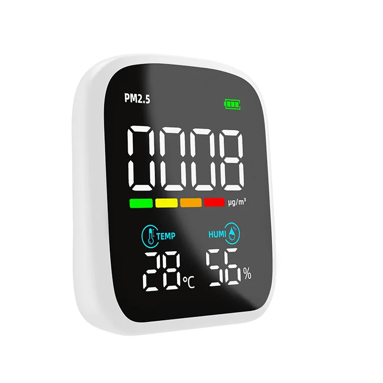 Mini Desktop PM2.5 Meter pm 2.5 sensor Air Quality Detector PM2.5 Dust Sensor Monitor For UK