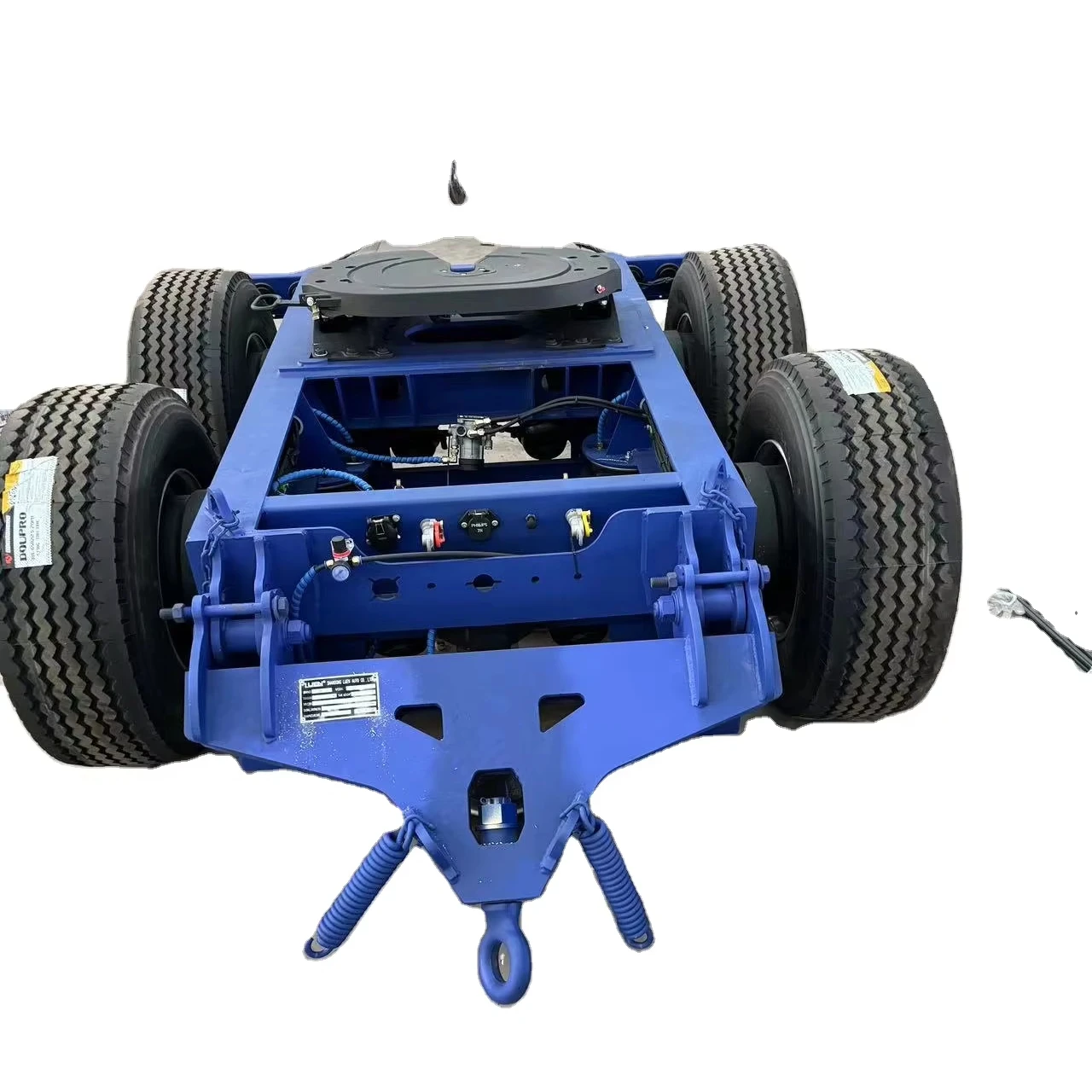 SHANDONG LUEN Tandem Axles  Dolly Trailer 77.5inch oil lubracation ABS air suspension with lifting double brake chamber T30/30