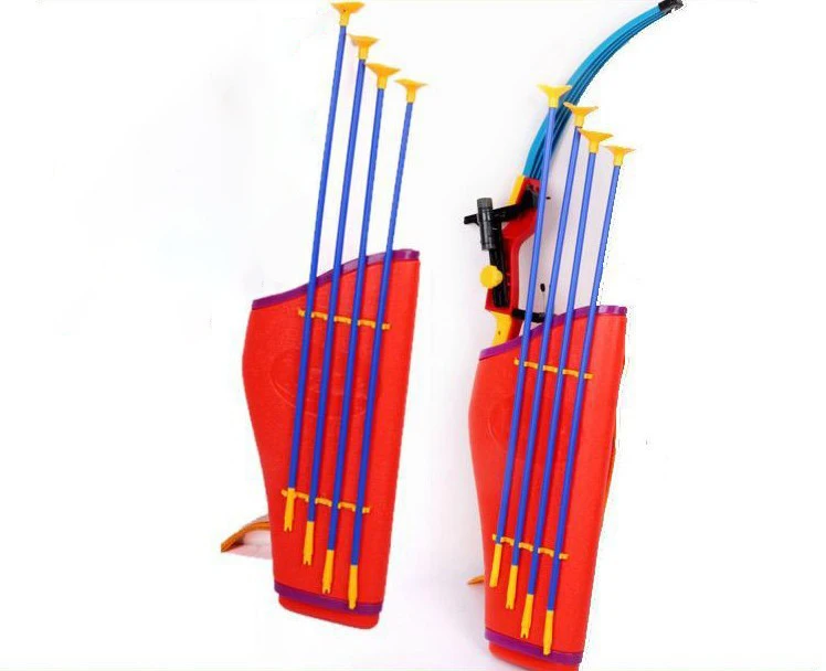 2022 Plastic Kids Outdoor shooting target sports game Bow and Arrow Archery China Children  parent-child toy