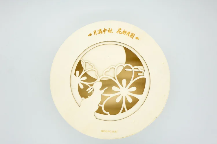 Baking Cheese Box Round Wood Gift box