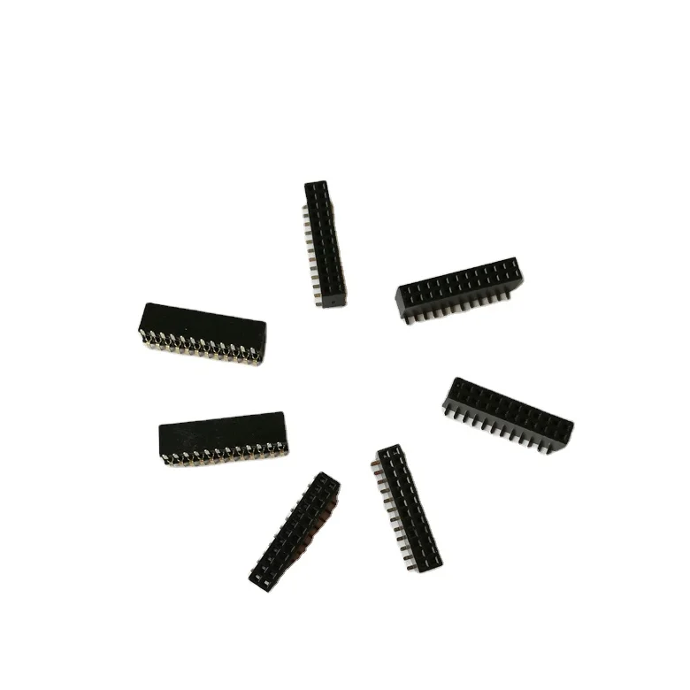 High Quality 2*12P 1.27mm Pitch Electric PCB Female Header