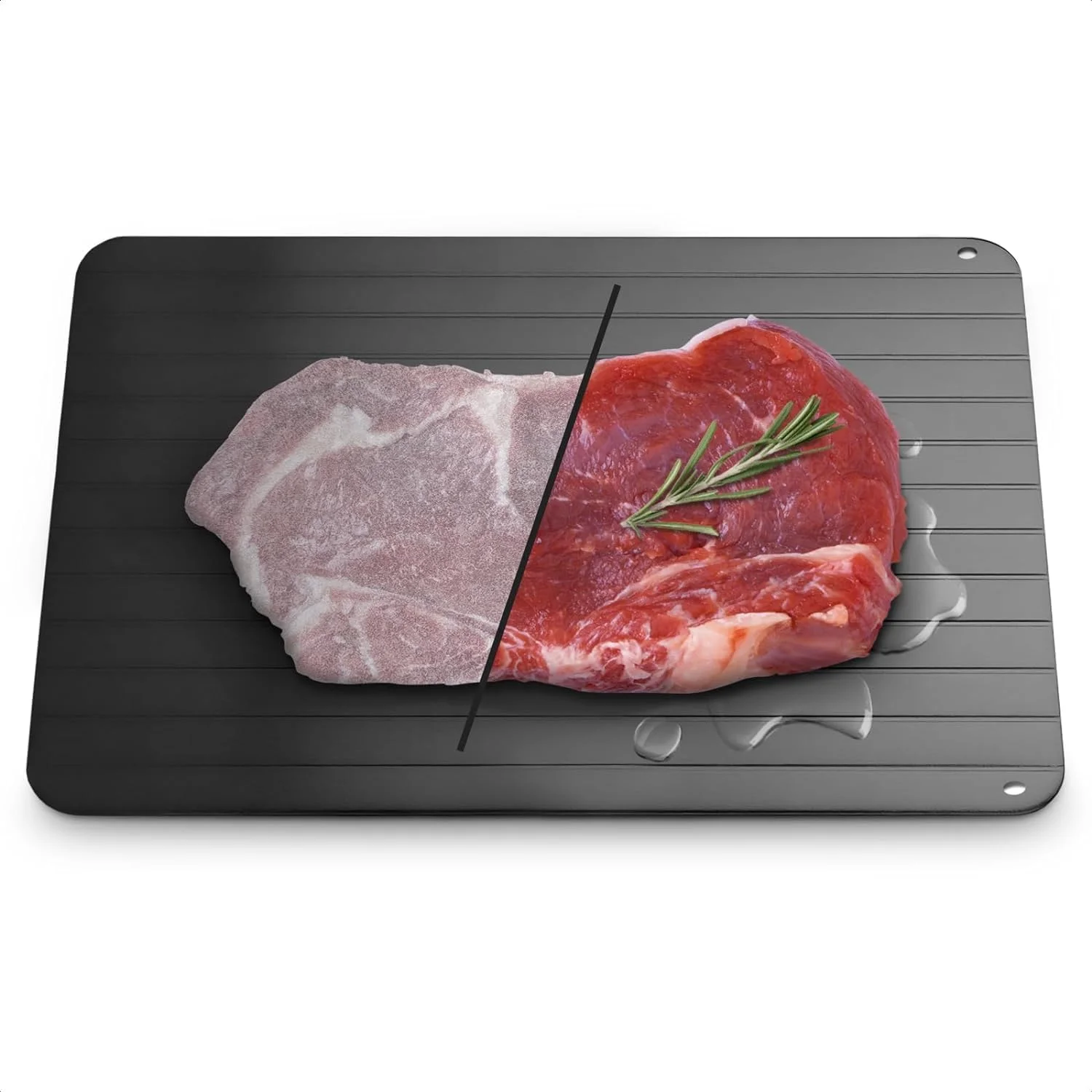 Quick Defrosting Tray for Frozen Meat - Rapid Thaw Defrosting Tray Kitchen Gadgets for Home Thawing Plate - Thawing Tray for Fro