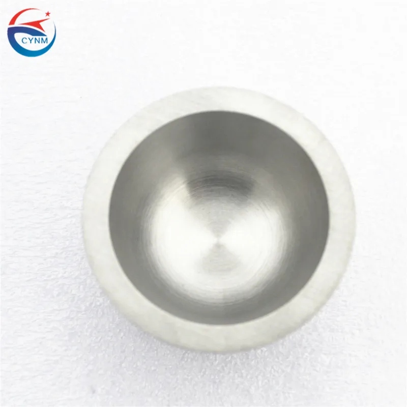 customized high quality stamping tungsten wolfram crucibles for vacuum equipment