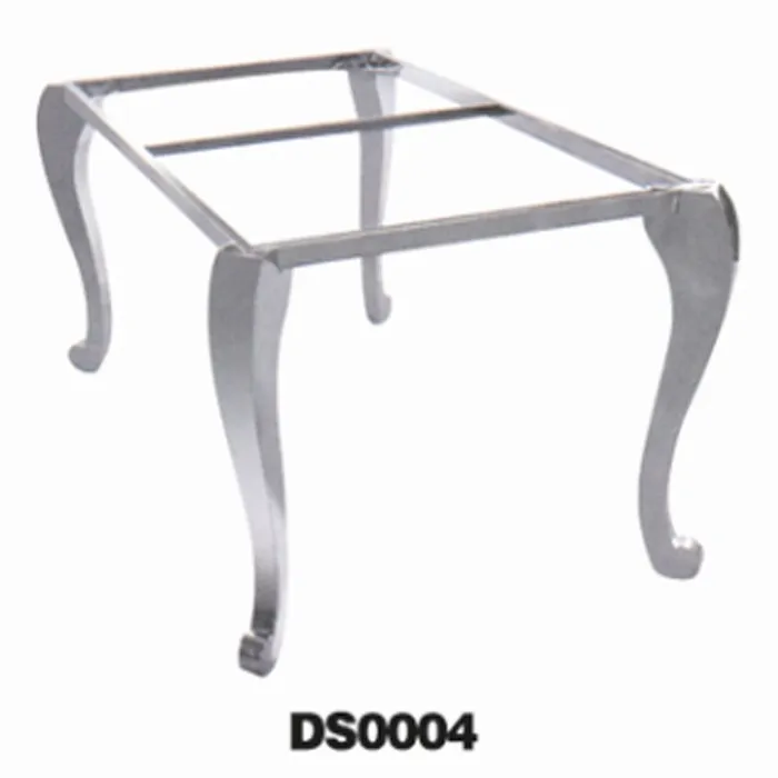 Factory Wholesale Coffee Table Base Metal Furniture Leg Stainless Steel Table Frame for Glass Dining Table