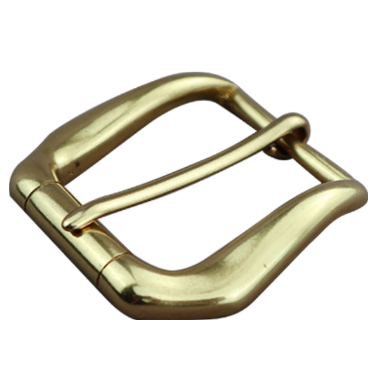 Hot selling 30MM SOLID BRASS  belt buckle  Single pin  buckle For Men