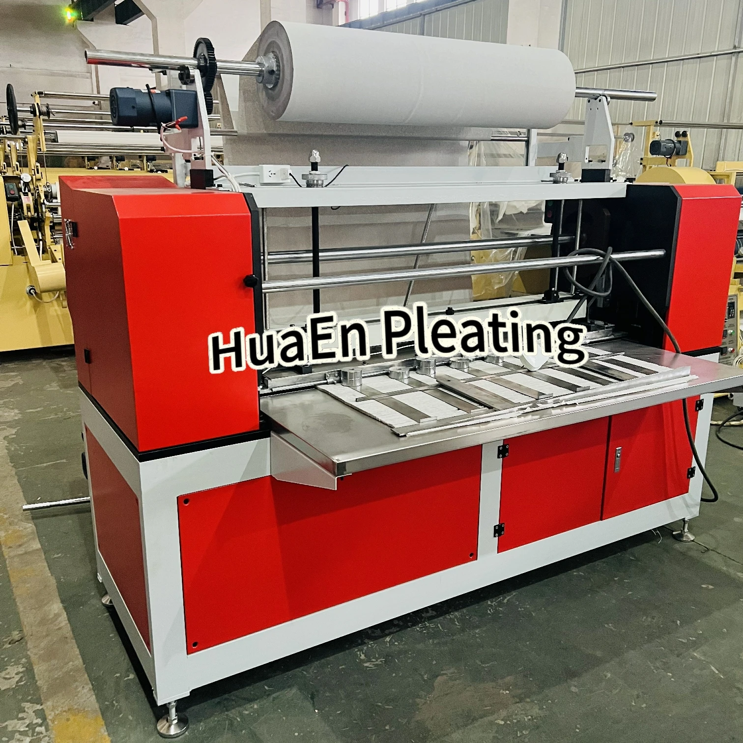 HuaEn Pleating ZJ-516 Vertical Sunrise and Accordion  sunray pleating machine